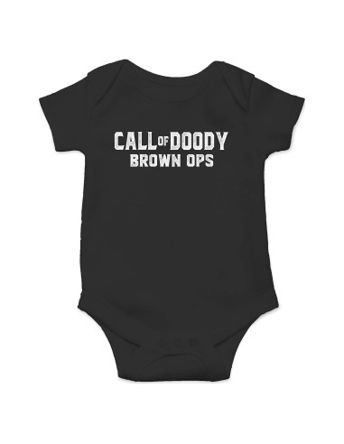 Body Divertido para Bebés Funnwear - 12 Meses - Negro