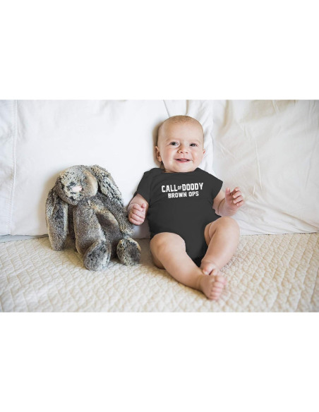 Body Divertido para Bebés Funnwear - 12 Meses - Negro