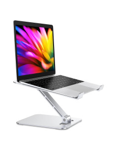 Soporte Plegable para Laptop RIWUCT Ajustable 10-16" Plateado
