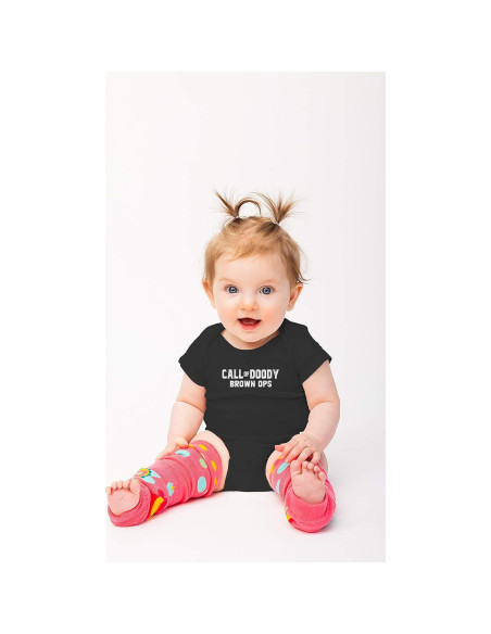 Body Divertido para Bebés Funnwear - 12 Meses - Negro