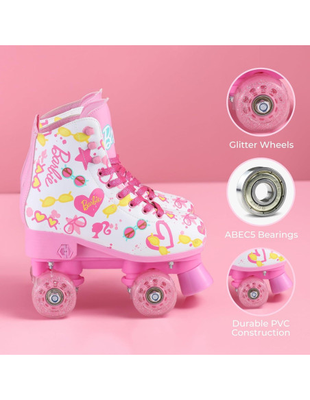 Patines de Ruedas Barbie ARO101059A Ajustables 3-6