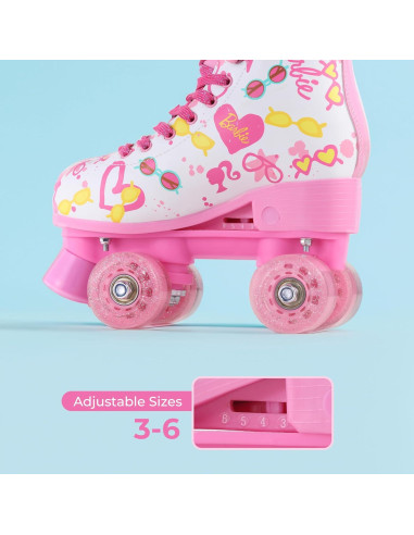 Patines de Ruedas Barbie ARO101059A Ajustables 3-6