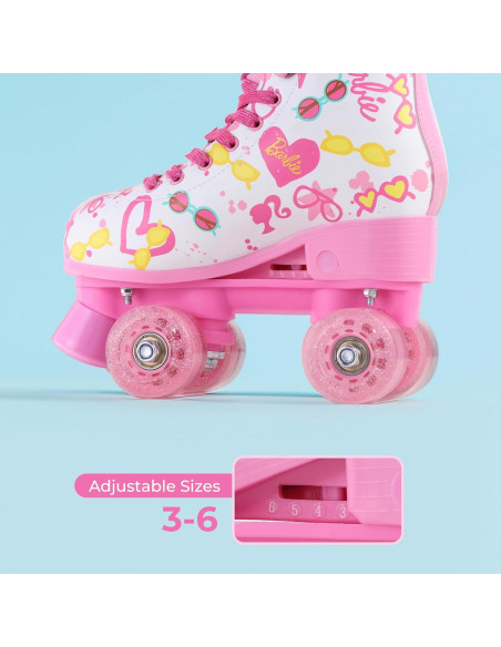Patines de Ruedas Barbie ARO101059A Ajustables 3-6