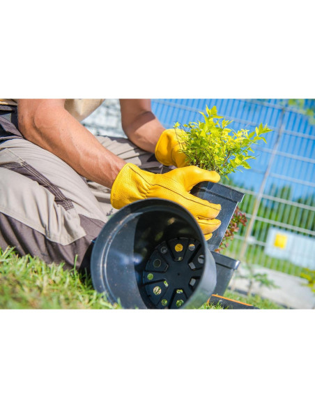Guantes de trabajo DULFINE de cuero para jardinería