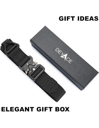 Cinturón Táctico DEYACE 3.8 cm Unisex Nylon Resistente