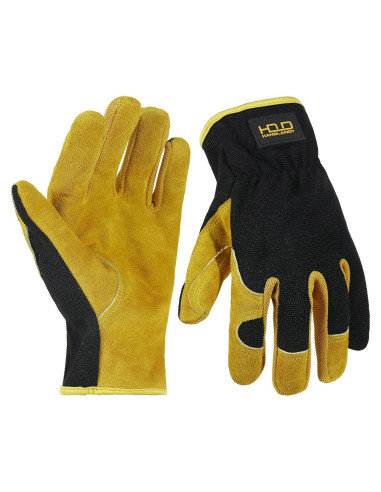 Guantes de Jardinería Handlandy de Cuero para Hombre - Grande