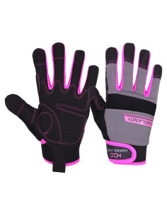 Guantes de Trabajo Handlandy para Mujeres Talla Mediana Rosa