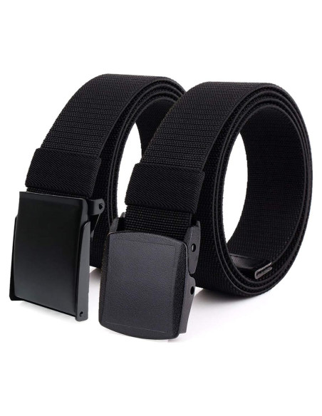 Cinturón Elástico Nylon Táctico Ajustable para Hombres