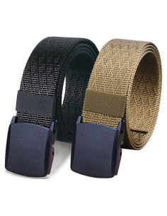 Cinturón Táctico Nylon WYuZe 2 Piezas Ajustable 3.81 cm