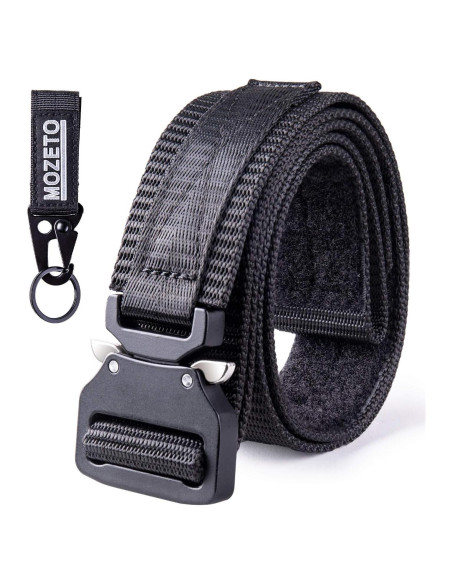 Cinturón Táctico MOZETO para Hombres 3.81 cm Nylon EDC