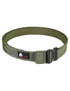 Cinturón Táctico Molle WOLF Verde Oliva 4.45 cm Ajustable