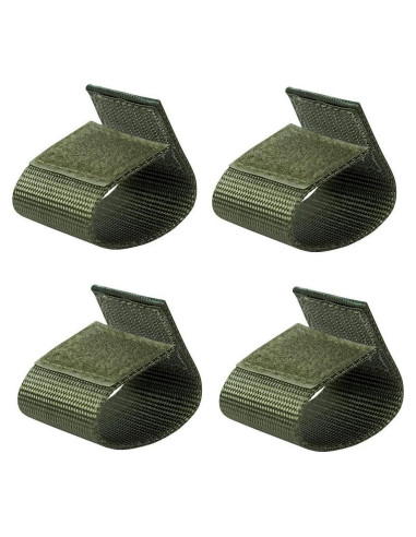 Sujetadores de Cinturón TACNEX 4 PCS Nylon 5-7 cm