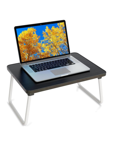 Mesa Plegable para Computadora Portátil Promitop Negra 43cm