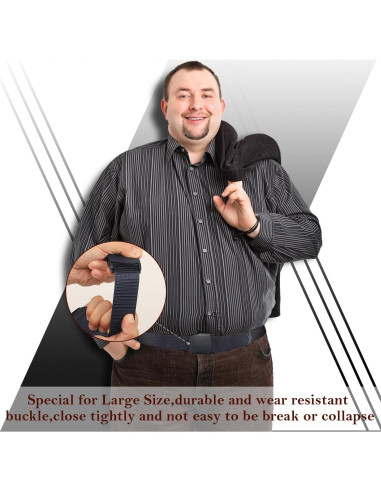 Cinturón Táctico Militar Coobbar Ajustable Nylon 3 Paquetes