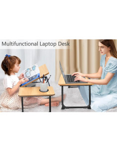 Escritorio Ajustable Plegable EYdoter para Laptop en Cama 2