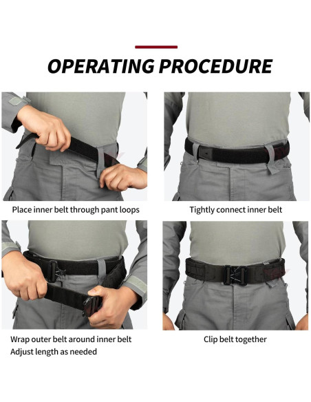 Cinturón Táctico YAKEDA - Nylon Acolchado Ajustable 73-114 cm