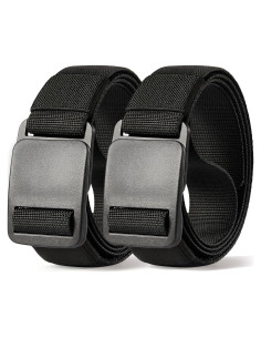 Cinturón Elástico para Hombres BT3 Gris 3,81 cm Ajustable