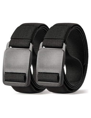 Cinturón Elástico para Hombres BT3 Gris 3,81 cm Ajustable