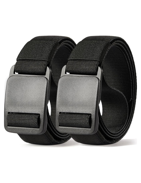 Cinturón Elástico para Hombres BT3 Gris 3,81 cm Ajustable