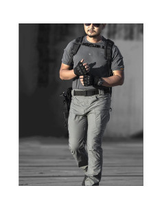 Cinturón Elástico para Hombres BT3 Gris 3,81 cm Ajustable 2