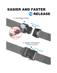 Cinturón Táctico JUKMO Nylon Militar 1.5" Hebilla Rápida 2