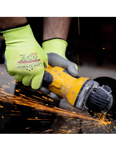 Guantes de Trabajo Linconson Wg110x 12 Piezas Verde