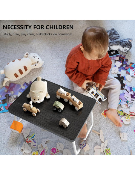 Mesa Plegable para Computadora Portátil Promitop Negra 43cm