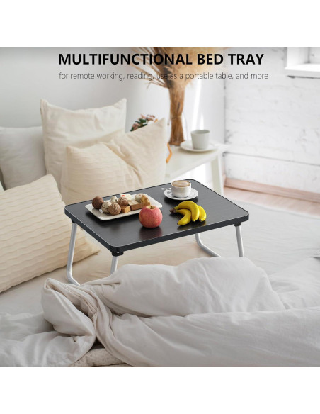 Mesa Plegable para Computadora Portátil Promitop Negra 43cm