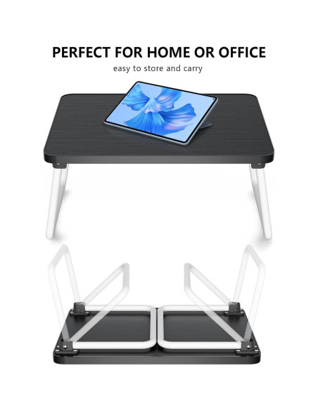 Mesa Plegable para Computadora Portátil Promitop Negra 43cm