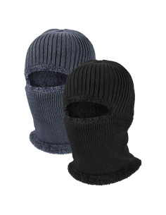 2 Piezas Balaclava Polar Calentadora para Invierno Unisex