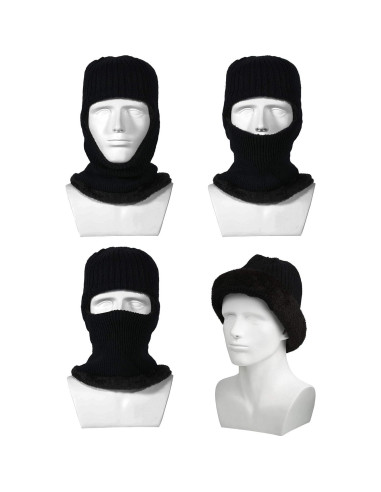 2 Piezas Balaclava Polar Calentadora para Invierno Unisex