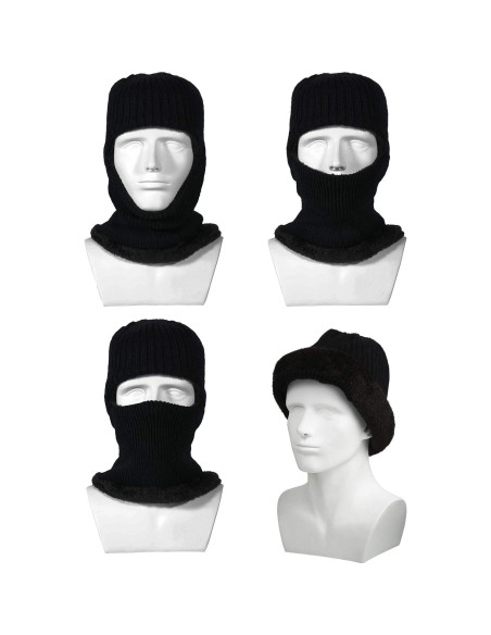 2 Piezas Balaclava Polar Calentadora para Invierno Unisex