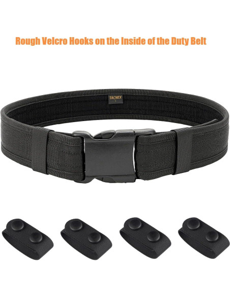 Cinturón de Deber TACNEX 5 cm Nylon 4 Sujetadores Seguridad