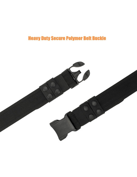 Cinturón de Deber TACNEX 5 cm Nylon 4 Sujetadores Seguridad