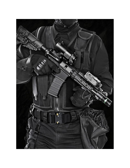 Cinturón Táctico AIKATE Nylon Resistente Negro S-XL