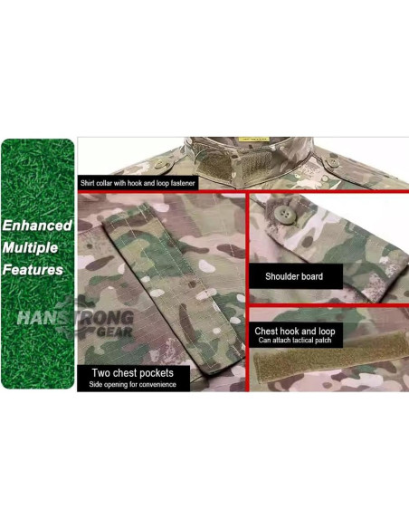 Traje BDU Táctico Militar Hombres Camisa y Pantalones