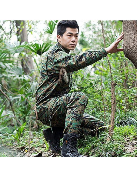 Traje BDU Táctico Militar Hombres Camisa y Pantalones