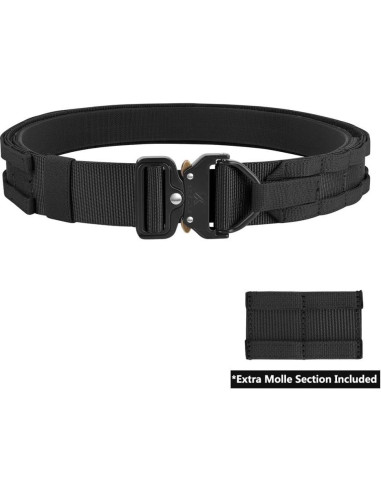 Cinturón Táctico KRYDEX 1.75" (4,45 cm) MOLLE Liberación Rápida