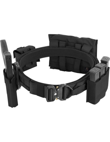 Cinturón Táctico KRYDEX 1.75" (4,45 cm) MOLLE Liberación Rápida