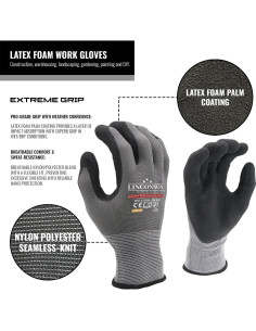Guantes de Trabajo Linconson Wg110x 12 Piezas Seguridad 2