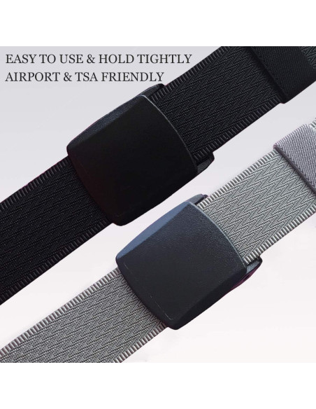 Cinturón de Nylon WYuZe Táctico Militar 2 Pk Ajustable