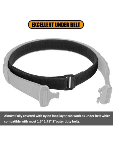 Cinturón Táctico KRYDEX EDC Asa Interna 1.5" Ajustable