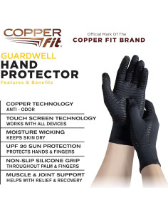 Guantes Copper Fit Guardwell Protección Completa para Manos 2