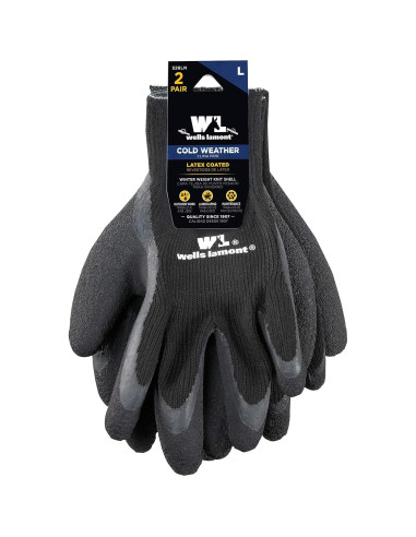 Guantes de Trabajo Wells Lamont 526MN Láttex Térmicos