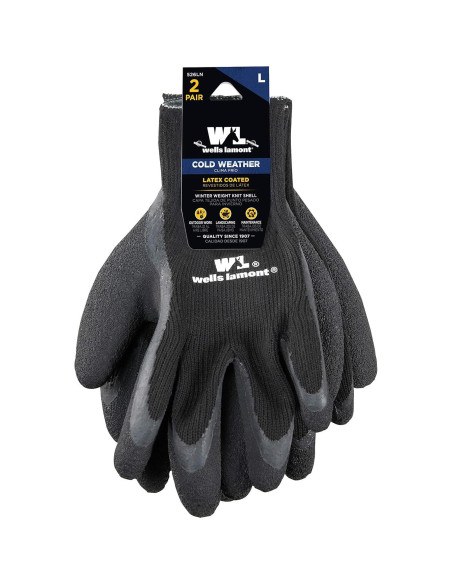 Guantes de Trabajo Wells Lamont 526MN Láttex Térmicos