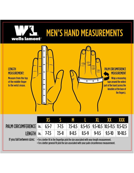 Guantes de Trabajo Wells Lamont 526MN Láttex Térmicos