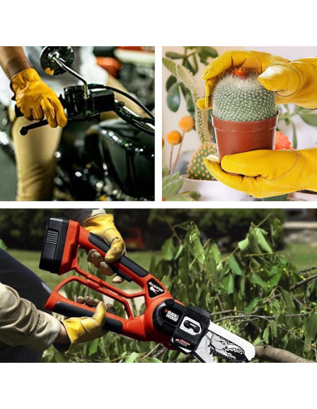 Guantes de Trabajo K-Koying de Cuero Reforzados Unisex