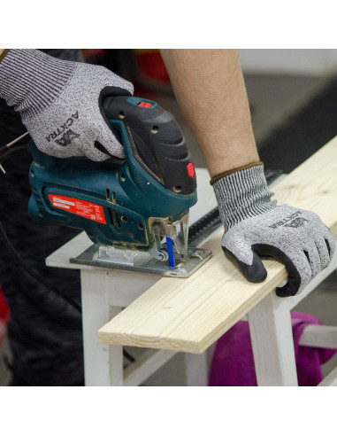 Guantes de Trabajo Acktra WG014 Resistentes a Cortes Nivel 5