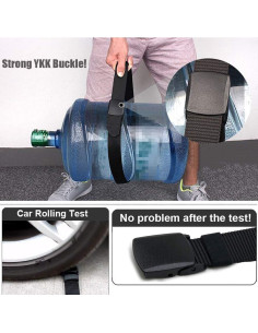 Cinturón de Nylon Militar Sin Metal 3 Paquetes 3,18 cm 2