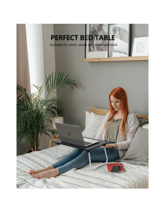 Escritorio portátil plegable ZEAPTAC para laptop - Negro 2